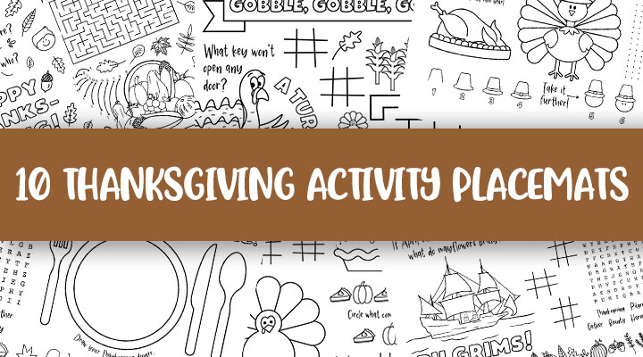 free thanksgiving printables placemat