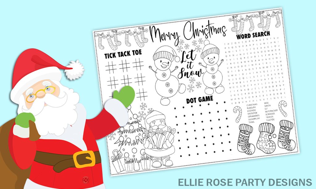 CHRISTMAS GAMES PRINTABLE