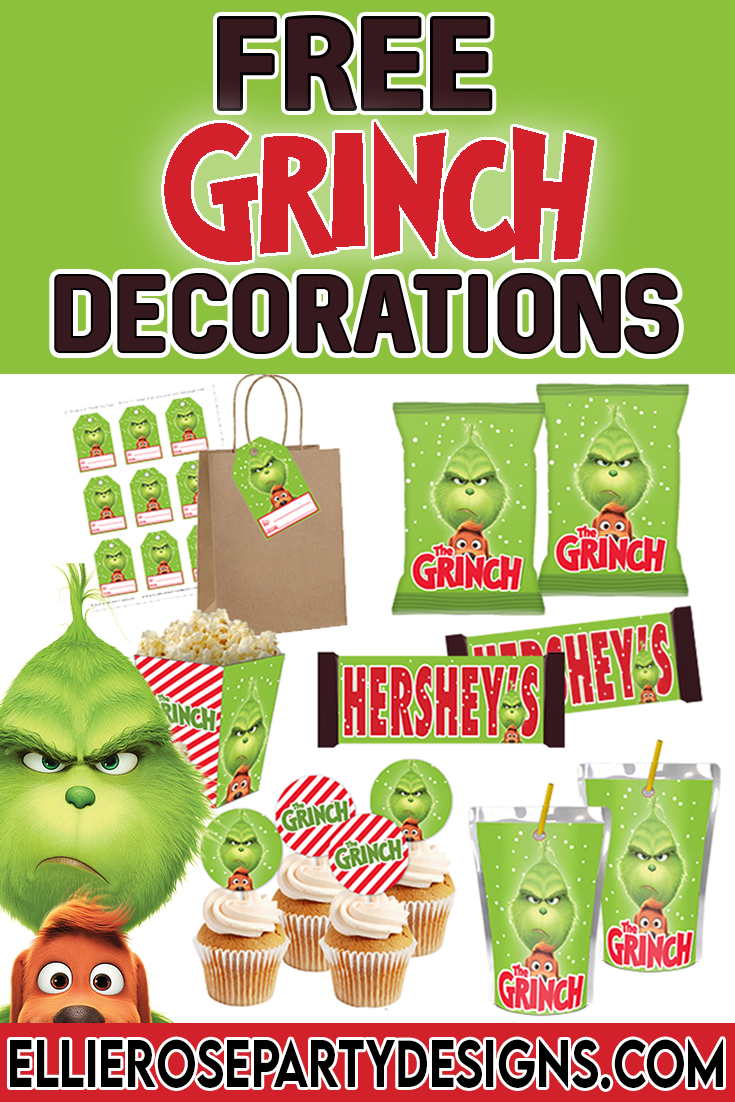 6 Free Grinch Christmas Decorations Printables